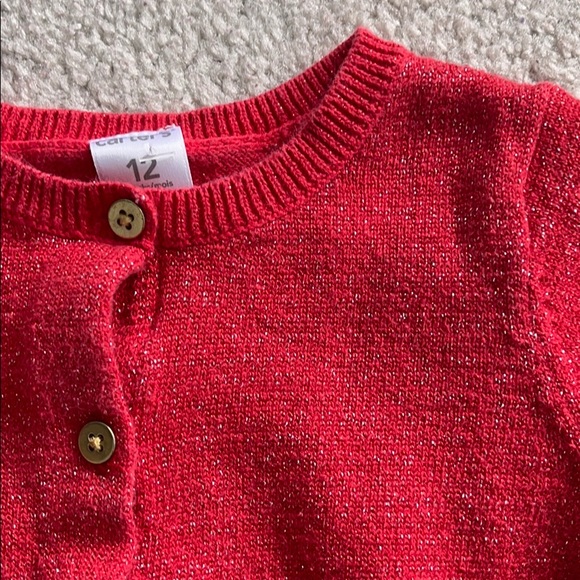 Sparkle cardigan with gold buttons - Picture 2 of 3